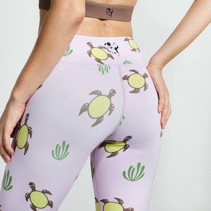 Flexi Lexi Cute Turtles Leggings Yoga Pants